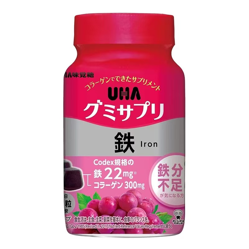悠哈UHA味觉糖补铁铁糖