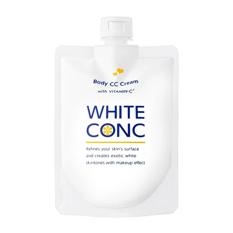 white conc夏日晒黑救星 身体CC霜全身素颜霜vc乳