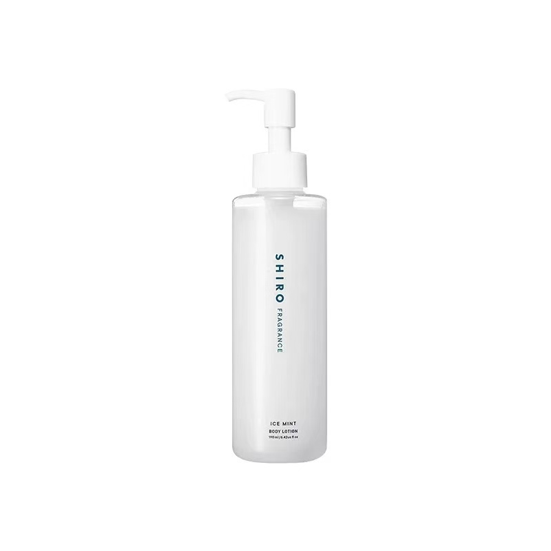 SHIRO冷感冰凉薄荷身体乳液190mL
