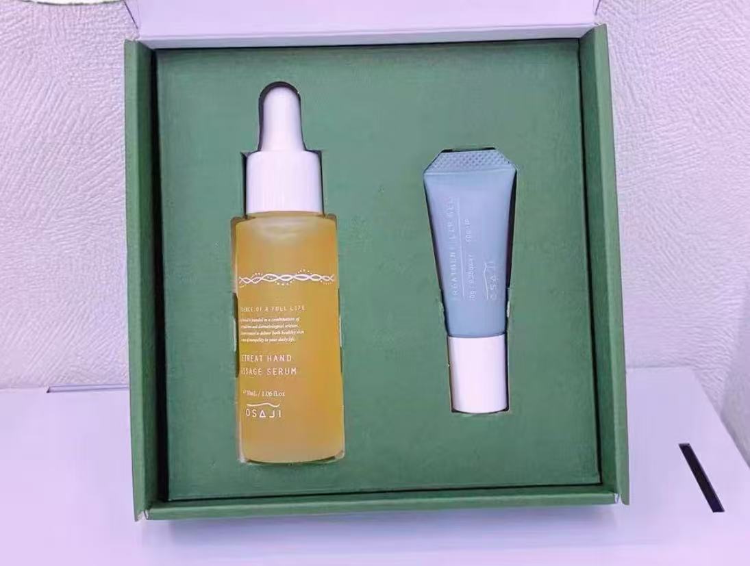 OSAJI 天然手部精华套盒手油30mL+唇部啫喱10g套盒