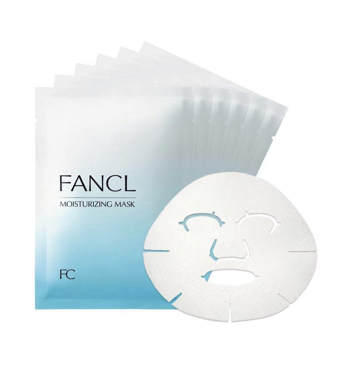 fancl 蓝色保湿面膜6枚入