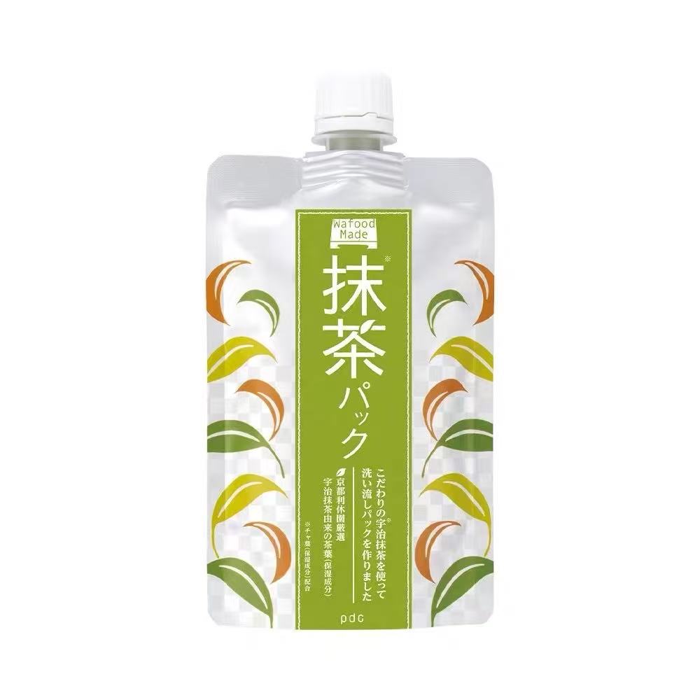 pdc抹茶面膜补水保湿涂抹式清洁酒粕面膜泥膜170g