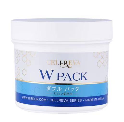 银座celreva蓝白罐 美自面膜补水保湿涂抹式400g
